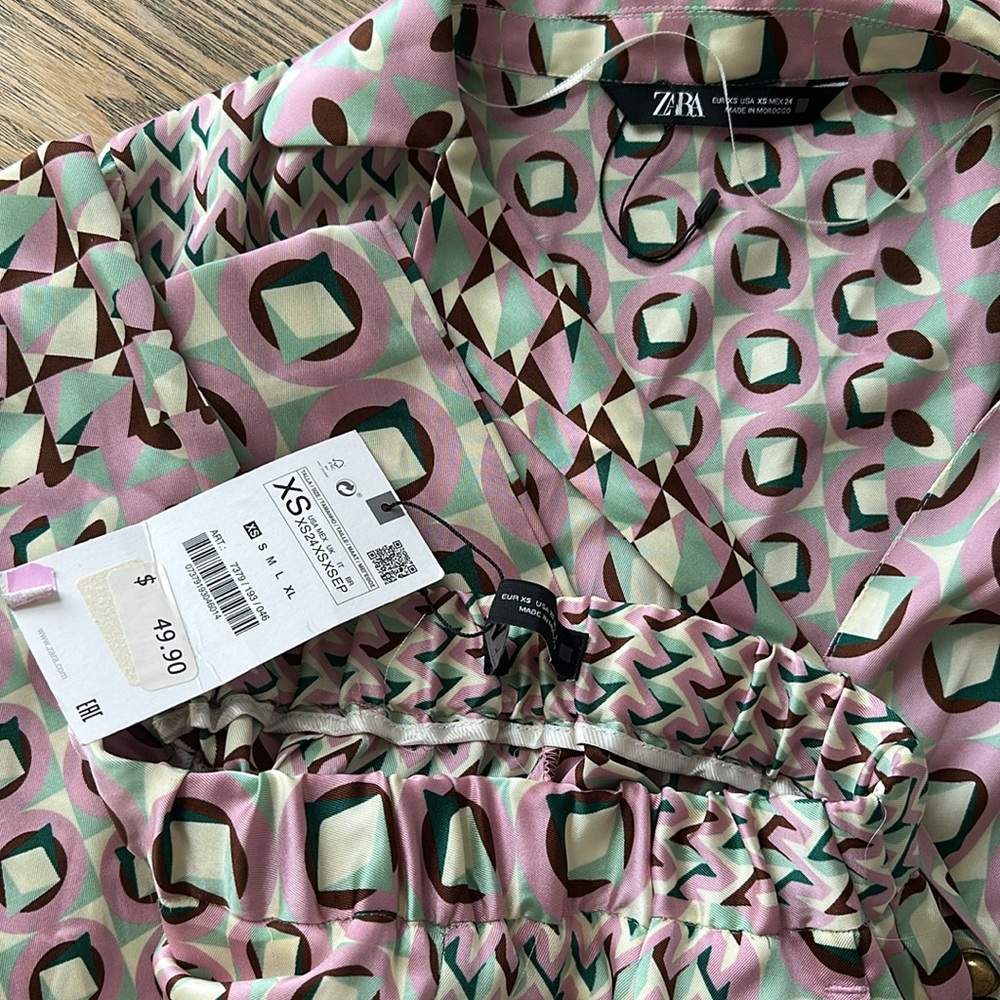 Zara silk matching set - Picture 7 of 7